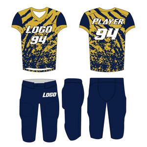 Maillots de football américain sur mesure de haute qualité, respirants, grande taille, séchage rapide, antibactériens, imprimés par sublimation, pas chers - Product Image 1