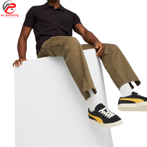 Chemises décontractées à manches courtes pour hommes, couleur unie, vente en gros, personnalisables, de haute qualité et offrant une protection. - Product Image 3