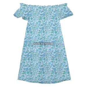 Vestido de algodón para mujer con hombros descubiertos, sexy, para noche, verano, otoño, primavera, estampado a mano, muy vendido, informal, con hombros descubiertos - Product Image 5