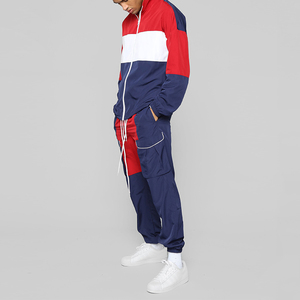 Custom Logo Hooded Windbreaker Nylon Shirt and Trouser Lightweight Waterproof Eco-Friendly Streetwear Sweat <b>Suit</b> for Men & Women - Product Image 3
