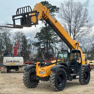 Chariot télescopique manuel d'occasion JCB 509-42 / 509-45TC, hauteur de levage de la fourche de 90 mm, roues en PU/caoutchouc/nylon, hauteur de levage de 12,813,7 m - Product Image 1