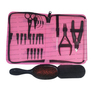 Kit de Herramientas para Extensiones de Cabello, Herramienta de Microenlace de un Solo Orificio, Aplicador de Cinta, Herramienta de Instalación de Microenlaces, Mini Tijeras, Equipo para Estilistas - Product Image 4