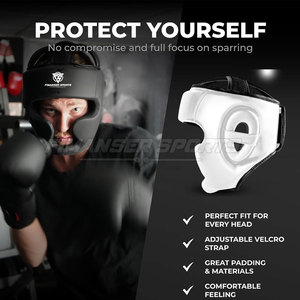 Protège-tête confortable de qualité supérieure, équipement de boxe de qualité supérieure, protège-tête au design innovant - Product Image 3