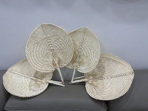 Éventail traditionnel vietnamien en bambou naturel fait main, écologique, pour la décoration intérieure, les événements, les souvenirs, fabriqué en usine - Product Image 5