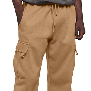 Pantalons cargo streetwear pour hommes sur mesure, coupe ample, pantalons utilitaires multi-poches, fabrication de vêtements en gros OEM ODM - Product Image 3