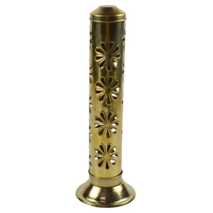 Decorative Golden Colored Incense Holder With <b>Brass</b> Metal <b>Sheet</b> Design Incense Burner Light Weight for Indoor Decor Design - Product Image 2