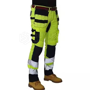 Pantalones de Trabajo Resistentes para Hombre, para Uso Industrial y Mecánico, Reforzados con Poliéster/Algodón, de Secado Rápido y Transpirables, Diseño Protector - Product Image 2