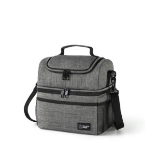 Premium Leakproof Meal Prep Bag Durable Thermal Food Carrier with Dual-Level Storage and Adjustable Shoulder Strap - Product Image 4