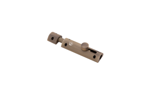 Loquet de sécurité moderne en aluminium demi-rond pour porte, finition PVD Or Rose, Acier Inoxydable Mat, AB Mat, Or PVD, Noir - Product Image 2