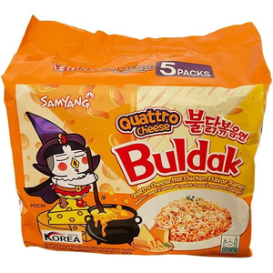 Fideos Instantáneos Buldak, Ramen Picante con Pollo y Queso, 140g/Fideos Instantáneos al por Mayor - Product Image 3