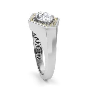 1.90 ctw Round Cut Lab Grown Diamond <b>Ring</b> 18K Rose Gold Sparkle Engagement Fine Jewelry Luxury <b>Women</b> <b>Ring</b> <b>Statement</b> Piece - Product Image 2