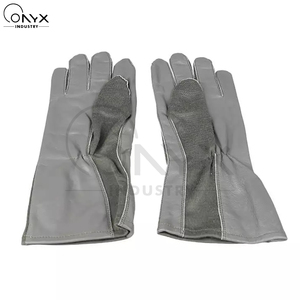 ถุงมือกันไฟ Nomex สำหรับนักบิน ทนความร้อน ป้องกันเปลวไฟ หนังแกะแท้ สำหรับงานยุทธวิธี การบิน และเจ็ท ขายส่ง - Product Image 2