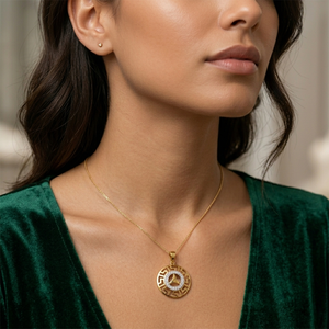 Luxury <b>Solid</b> 18k and 14 k <b>Gold</b> Diamond <b>Pendant</b> Certified Natural Diamonds Romantic Bridal Wedding Jewelry - Product Image 2