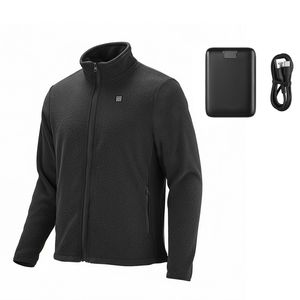 Chaqueta Térmica de Forro Polar para Mujer, 7.4V 16000mAh, Banco de Energía Recargable, 6 Zonas de Calentamiento, 3 Niveles de Temperatura, 7.4V 16000mAh - Product Image 1