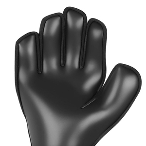 Football Goalkeeper Gloves <b>Full</b> Finger Non <b>Slip</b> Breathable PU Unisex Hook And Loop Closure Blue Black Sublimation Print - Product Image 2