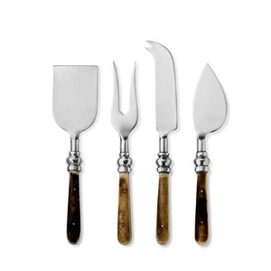 Leaf Design Gold Plated Handles Metal <b>Cheese</b> <b>Set</b> for Kitchenware Tabletop Breakfast Butter Knife <b>Cheese</b> Spreader On Sale - Product Image 4