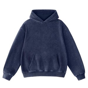 Sweat-shirt à capuche oversize en molleton de coton premium, personnalisable, vente en gros, fabricant de vêtements OEM ODM, modèle vierge oversize - Product Image 1