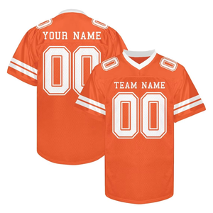 Camiseta de Fútbol Americano Personalizada para Hombre y Mujer, Unisex, Talla Grande, Camiseta de Rugby para Práctica, Cuello en V, Uniforme Deportivo para Equipo, 100% Personalizable - Product Image 6