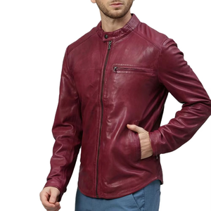 Veste en cuir pour homme sur mesure avec logo personnalisé, design de votre choix, veste d'hiver tendance pour homme, best-seller, veste élégante pour homme - Product Image 5