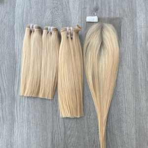 Cabello Humano Vietnamita Rubio Claro de Alta Calidad, Súper Doble Trama, Precio al por Mayor - Product Image 1