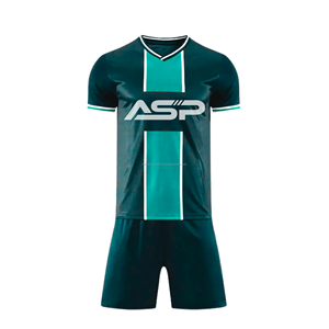 Camiseta de fútbol con estampado digital, pantalones cortos de poliéster de alta calidad, transpirable, de secado rápido, sublimación, camiseta de fútbol - Product Image 4