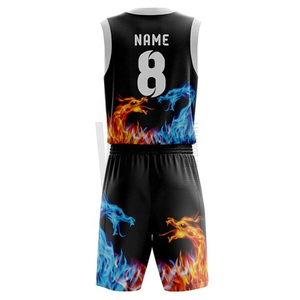 Professional Custom Basketball Uniform Mens Jersey <b>Shorts</b> Set Team Sportswear Personalized Logo Name Number Sublimation - Product Image 3