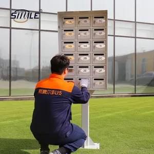 CHNSMILE klasik tarzı Metal ayağı posta kutuları kişiselleştirilmiş özelleştirilmiş posta kutuları