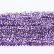 ลูกปัดอะมีทิสต์ธรรมชาติทรงกลมเรียบ AAA สีชมพู ขนาด 4-5 มม. 5 เส้น ยาว 12 นิ้ว สำหรับทำเครื่องประดับ - Product Image 2