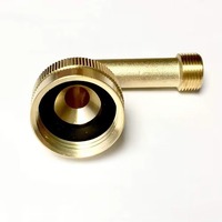 Adaptateur de robinet de lave-vaisselle en laiton, droit, basse pression, NPT, résistant à la corrosion, poli, connecteur de robinet, modèle AOL-115