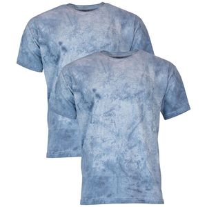 Camiseta Unisex de Manga Corta con Estampado Tie Dye, 100% Algodón, Cuello Redondo, Talla Grande, Diseño Tejido con Patrón Rosa, Ecológica e Informal - Product Image 6