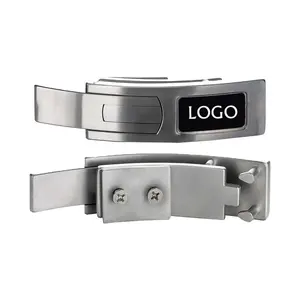 Best Quality Customized Men's Heavy Duty Weightlifting Lever Belt Buckle Made of Steel Stainless Metal Logo Imprint Available