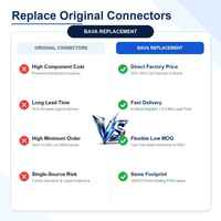 Connecteur femelle USB Type C 16 broches OEM, 5V DC 3A, plaqué or, montage sur circuit imprimé SMT, 4 pattes de terre DIP, coque nickelée