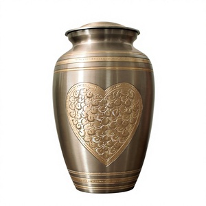 High Selling Aluminium Cremation Urn Tree Life Customized Engraving Handmade Eco-Friendly Durable Adult <b>Memorial</b> <b>Keepsake</b> 10'' - Product Image 1