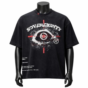เสื้อยืดแขนสั้นผู้ชายสีดำทรงโอเวอร์ไซส์ คอกลม ลำลอง ลายพิมพ์ตามสั่ง ผ้าฝ้ายเจอร์ซีย์ 100% ทรงปกติ ระบายอากาศได้ดี น้ำหนัก 220 กรัม ด้านหน้า - Product Image 1