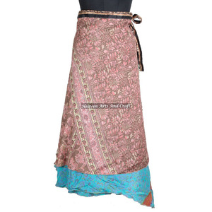 New Indian Printed Long <b>Wrap</b> <b>Around</b> <b>Skirt</b> Magic 38" Sarong Pareo Custom Latest Design Women Fashion Wear for Women - Product Image 3