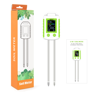 Medidor <span class=keywords><strong>de</strong></span> pH del Suelo 6 en 1 <span class=keywords><strong>de</strong></span> Fábrica YIERYI, Medidor <span class=keywords><strong>de</strong></span> Humedad, <span class=keywords><strong>Luz</strong></span>, Temperatura, Fertilidad, Humedad, Probador <span class=keywords><strong>de</strong></span> Suelo Digital LCD para Jardín - Product Image 1