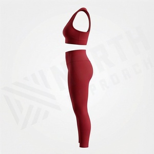 Conjunto de Pantalones Deportivos Ecológicos, Transpirables, para Gimnasio, Fitness, Yoga, Bra Deportivo, Leggings, Ropa Deportiva - Product Image 3