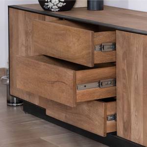 Mueble para TV Vandana Silver Volume de 150 cm en madera de mango estilo Santo minimalista con puertas y cajones - Product Image 5