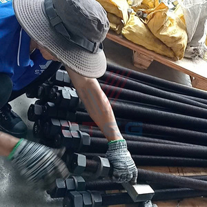 สลักเกลียวสเตนเลสเกรดการก่อสร้างผลิตตามคำสั่ง ASTM ISO ชุบสังกะสีแบบจุ่มร้อน - Product Image 6