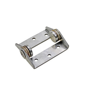 Bisagra de acero inoxidable de par constante con amortiguación y tope para tapa abatible industrial - Product Image 2