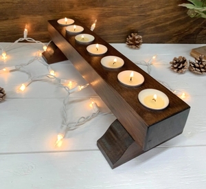 Unique Craft India Boho Mango Wood Candle Natural Wax Handmade Scented Jar Home Decor Yoga Wellness <b>Mood</b> <b>Lighting</b> Resin Soy Spa - Product Image 4