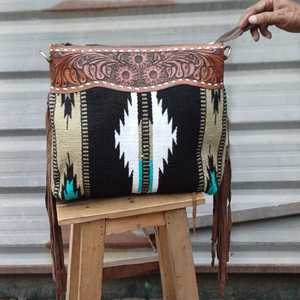 Bolso Bandolera de Cuero Genuino con Diseño de Lichee, Estilo Minimalista, Cierre Abierto, Uso Diario - Product Image 2