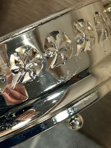 Cacerola Elegante y Clásica de Acero Inoxidable Resistente con Tapa |   Cocina Moderna Esencial para la Cocina Diaria y el Servicio de Comidas Calientes - Product Image 6