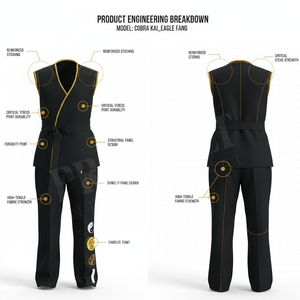 Nuevo Uniforme de Artes Marciales de Alta Calidad para Karate, Kung Fu, Taekwondo, Sin Mangas, para Todas las Temporadas - Product Image 2
