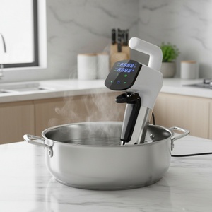 Sudex Portable Commercial Electric 12L Stainless Steel Slow Cooker Digital <b>Timer</b> Waterproof Sous Vide Cooker for Home <b>Kitchen</b> - Product Image 2