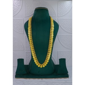 Mala geométrica de moda para mujer de Dubái, chapada en oro, de aleación de cobre, diseño de cadena larga, Mala tradicional para boda, estilo clásico. - Product Image 3