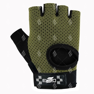 Gants de sport professionnels de qualité supérieure en gros, demi-doigts, pour l'entraînement physique, avec sangle réglable et poignée antidérapante - Product Image 2