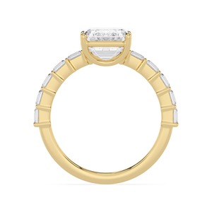 แหวนหมั้นเพชรเม็ดเดี่ยวทรง Asscher และทรง Emerald น้ำหนัก 6.20 กะรัต ประดับด้วยทองคำขาว 10K รุ่น Majestic พร้อมเพชรที่เพาะเลี้ยงในห้องปฏิบัติการ เหมาะสำหรับเป็นเครื่องประดับเจ้าสาว - Product Image 6