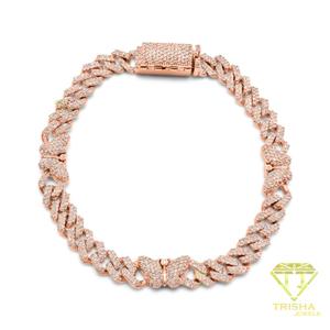 สร้อยข้อมือรูปผีเสื้อระดับพรีเมียม ประดับเพชรโมอิสซาไนต์สุดวิจิตร พร้อมเคลือบทองคำขาวอย่างหรูหรา - Product Image 3