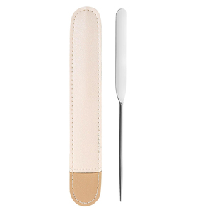 Espátula de Maquillaje, Paleta para Mezclar Base de Maquillaje, Espátula Cosmética de Metal/Acero, Espátula para el Cuidado de la Piel, para Crema Facial y de Ojos - Product Image 1